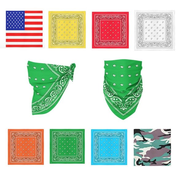 Other - 24 Pack Bandana 100% Cotton Face Mask Cover Wrap